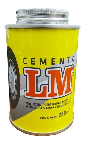 Cemento Solucion Pegamento Parches Cubierta Camara Lm250cc 0