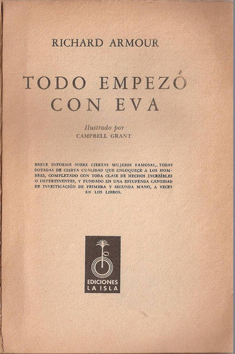 Todo Empezo Con Eva - Armour - La Isla 0