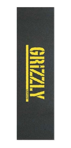 Lixa Para Skate Grizzly Stamp Print Lemon Emborrachada 9x33 0