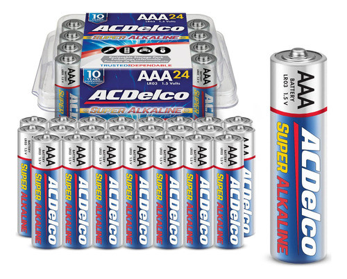 Acdelco, Superpilas Alcalinas Aaa, Ac252, 1, 1 0