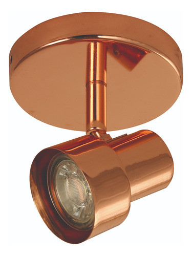 Spot Lampara De 1 Luz Color Cobre 0