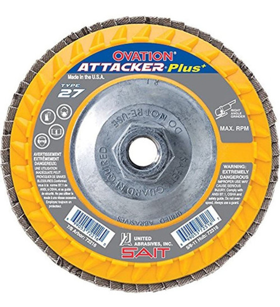 United Abrasivos / Sait 72327 - Disco Abrasivo (ceramica De 0