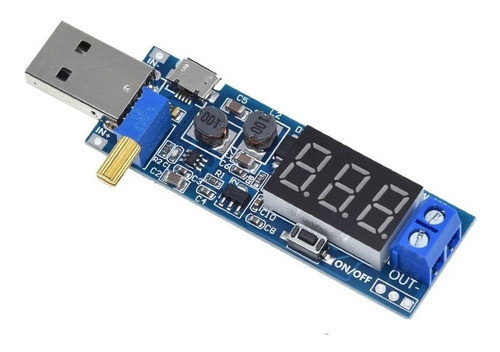 Elevador Reductor Voltaje Usb / Micro Usb Con Display 0