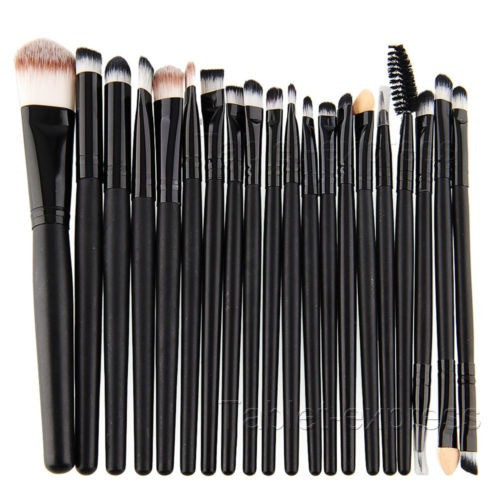 Pinceles De Maquillaje 20pcs Kit Set Polvo Fundación Labio D 0