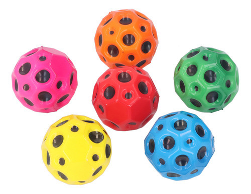 Bolas De Alto Salto, 6 Peças, 7 Cm, Saltitantes, Celular Col 0