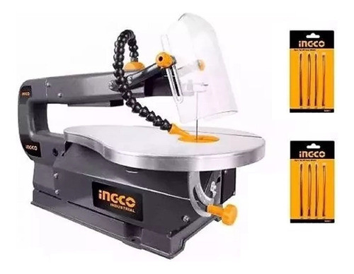 Kit Calador Sierra Caladora De Banco Ingco + 16 Sierras Tyt 0