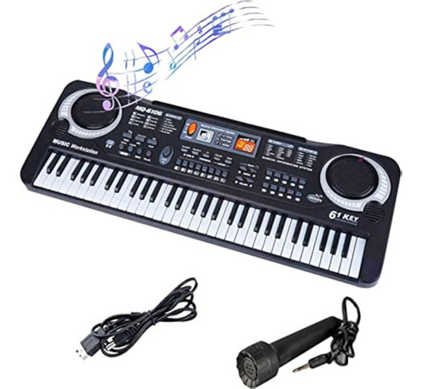 Teclado De Piano De Música Digital De 61 Teclas 0