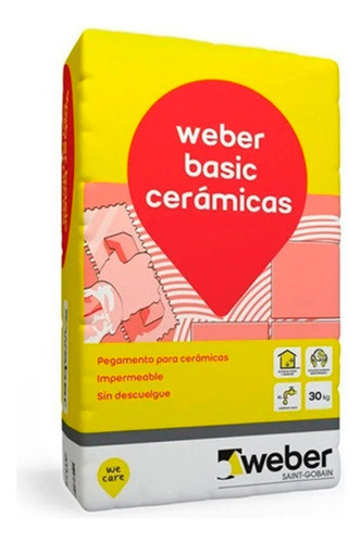 Pegamento Weber Basic X 25 Kg 1ra 0