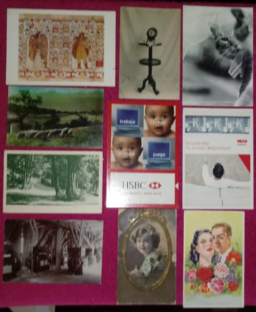 0625_lote De 10 Tarjetas Postales Antiguas 0