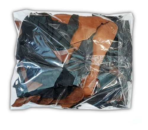 Paquete Retazos Cuero Tamaños Y Colores Varios X 1 Kg Aprox. 0