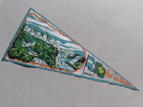 Banderín Foz Do Iguacu - Brasil - Tamaño 44 X 20 Cms 0