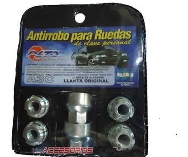 Tuercas / Bulones Antirrobo De Rueda Chevrolet Tracker 0