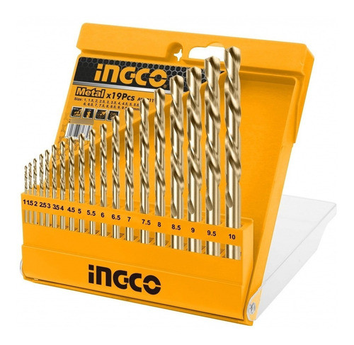 Mechas Metal Set 19 Pzas Ingco 0