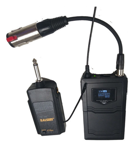 Sistema Totalmente  Inalambrico Uhf Para Guitarra O Bajo 0