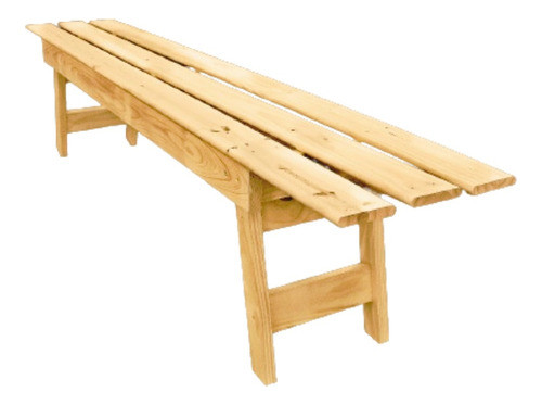 Banco De Exterior Plegable Madera Reforzada Sin Fin 0