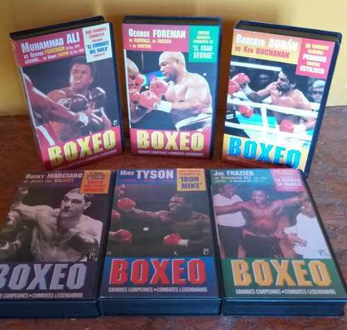 Vhs - Boxeo - Grandes Campeones - Pack X 6 - 0