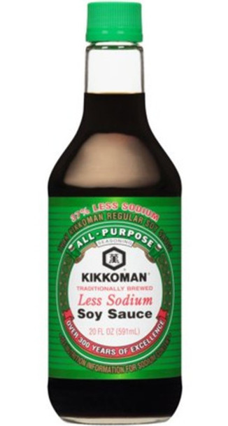 Molho Soja Less Sodium Shoyu Light Menos Sal Kikkoman 591ml 0