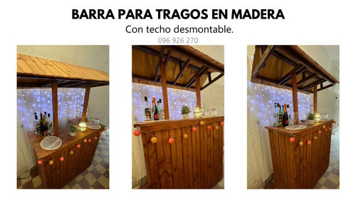 Barra De Tragos - Madera - Venta Y Alquiler (sin Servicio) 0