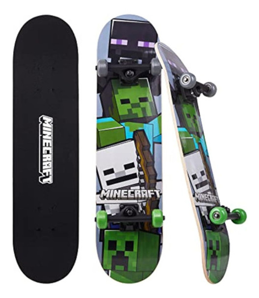 Minecraft - Patineta De 31 Pulgadas, 9 Capas De 0