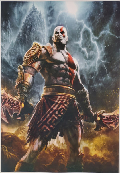 Poster Lamina Good Of War Serie Videojuego Laser Rock 0