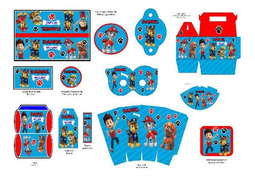 Kit Imprimible Patrulla D Cachorros Paw Patrol 0