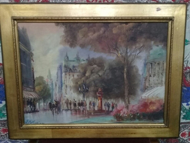 Óleo Sobre Tela Del Autor H. Pellisier 0