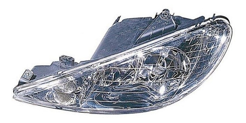 Faro Delantero Semioptica Derecha Peugeot 206 Alta Gama 0