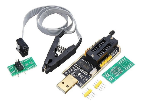 Programador Usb Libera Netbook Todas + Pinza + Bios Eeprom 0