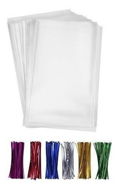 200 Clear Treat Bags 6x9 Con 4 Lazos De Giro 6 Colores De La 0 200 Clear Treat Bags 6x9 Con 4 Lazos De Giro 6 Colores De La 0