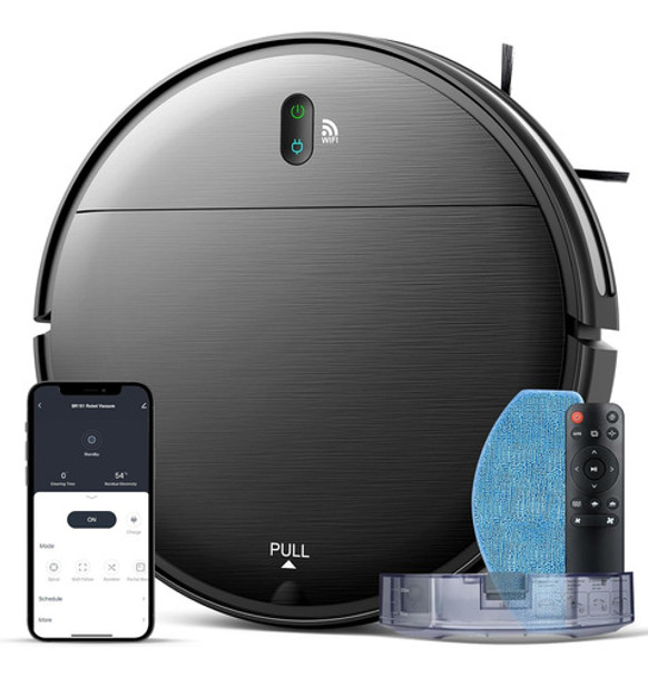 Robot Aspirador 2 En 1 Wi-fi, Succión 1400 Pa Ideal Para S 0
