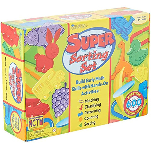 Learning Resources Super Sorting Set Con Tarjetas 0