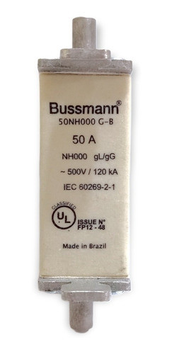 Fusible Bussmann 50a / 500v T000 0