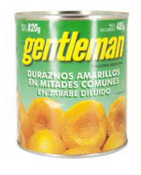 Duraznos Amarillos En Mitades Lata 485 Grs X 6 Unidades 0