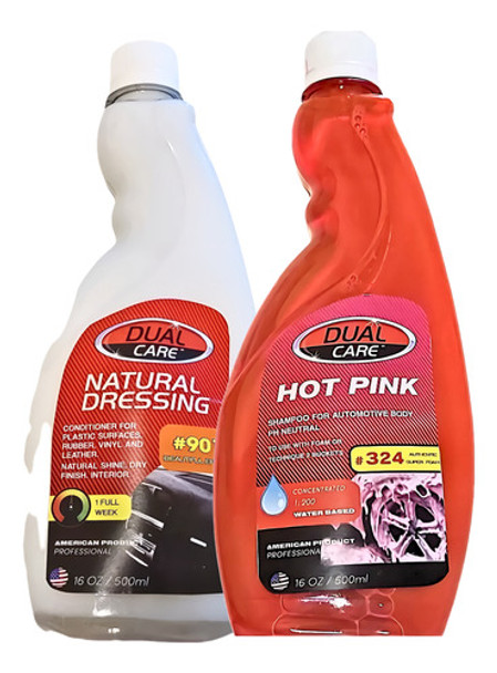 Kit Lavado De Auto Y Lustre Shampo Acondicionador Dual Care 0