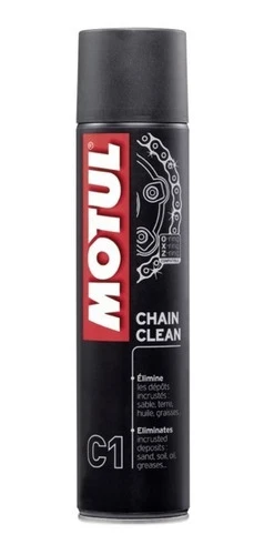 Limpiador Limpia Cadena Moto Bici Motul C1 Chain Clean 400ml 0