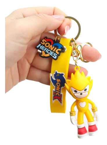 Llavero Goma | Sonic - Super Sonic 0