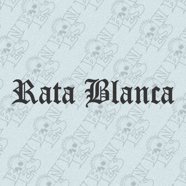 Calco Rata Blanca  Logo Sticker Vinilo 0