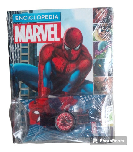 Enciclopedia + Reloj Spider-man. Marvel. Luppa. 0