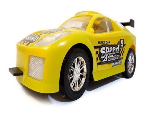 Carrinho Shake E Go Car Buba Grande Corrida 1997 Amarelo 0