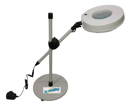 Lupa Cosmetología 130mm Luz Led Para Mesa Envio 0