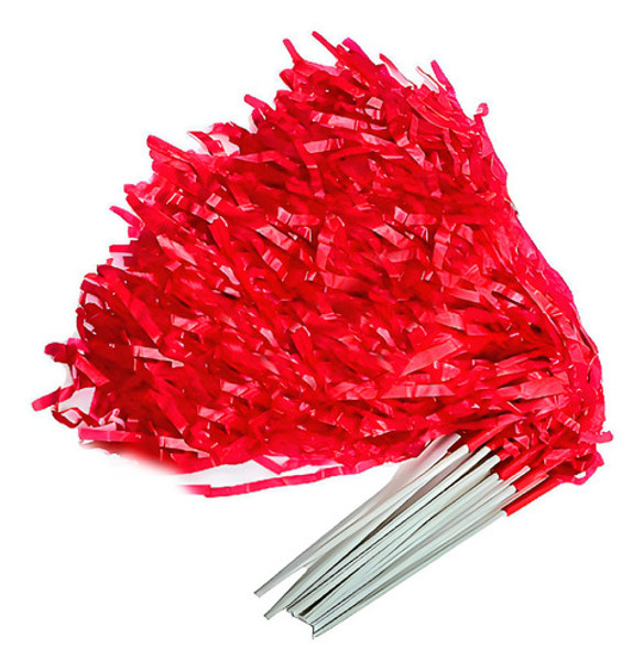 Porras Con Palito Color Rojo X5u - Cotillón Waf 0