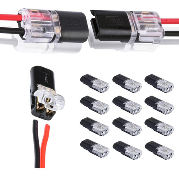 12 Conectores De Cable De Bajo Voltaje, Conector De Cable En 0