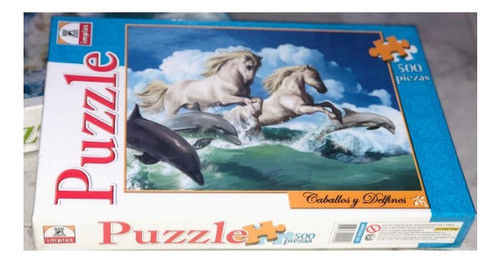 Rompecabezas Puzzle - Implas - Caballos Y Delfines  500 Pzs 0