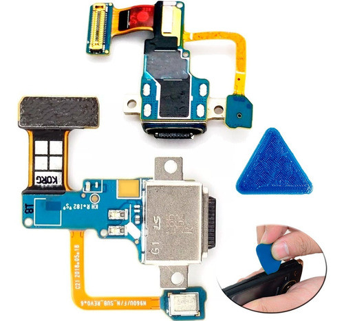 Flex Placa Pin De Carga Compatible Con Samsung Note 9 960f U 0