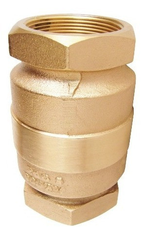 Valvula De Retención Vertical Bronce Doble Guía 2  Suyai 0