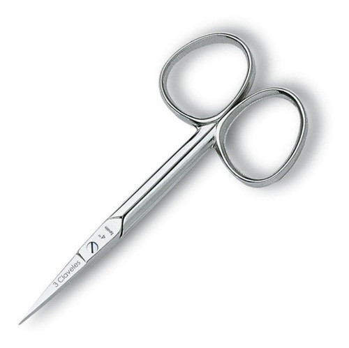 Tijera Para Uñas Recta 3 Claveles 6522 De 4 Pulgadas 0