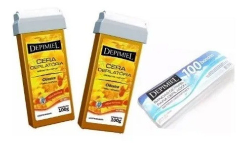 Kit De Repuestos 2 Cartuchos Roll On Depimiel + 100 Bandas 0