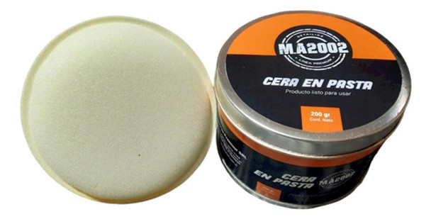 Cera Carnauba En Pasta 200 Gr + Pad De Poliespuma 0