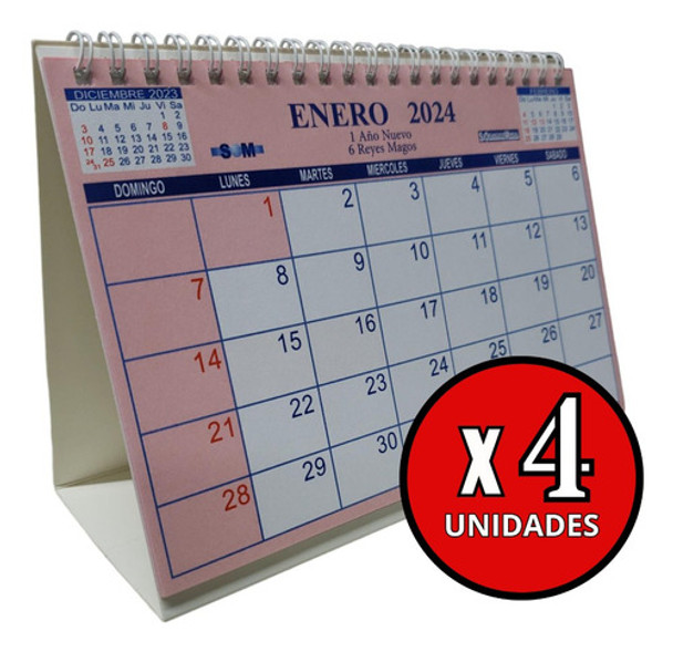 Calendario Almanaque 2024 Carpita Som  504 18,5 X 12,5 X 4 U 0