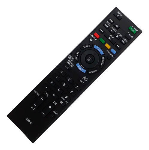 Control Remoto Sony Bravia Rm-yd078 Lcd Funcion 3d (026) 0